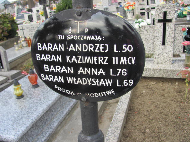 Anna Baran Jasło - Grobonet - Wyszukiwarka osób pochowanych