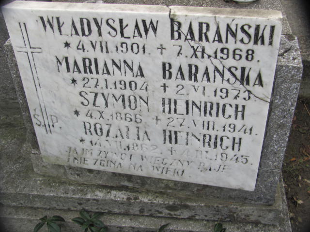 Władysław Barański 1901 Jasło - Grobonet - Wyszukiwarka osób pochowanych