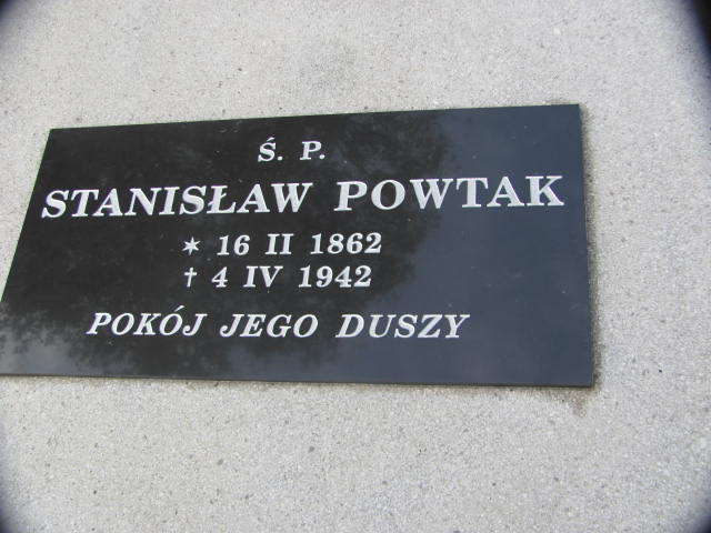 Stanisław Powtak 1862 Jasło - Grobonet - Wyszukiwarka osób pochowanych