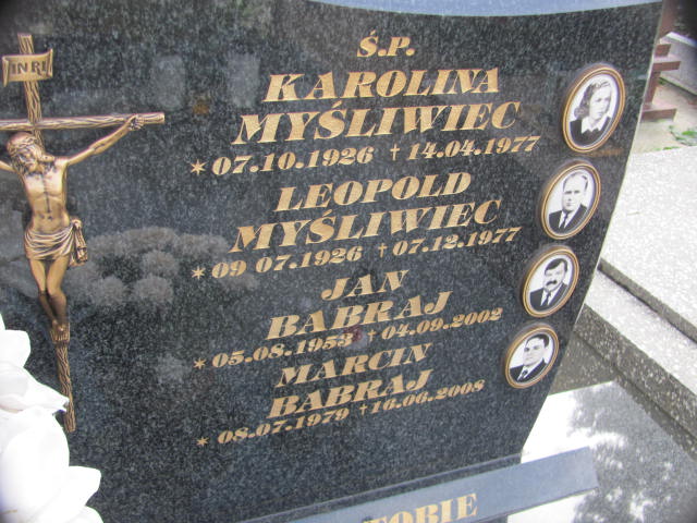 Karolina Myśliwiec 1926 Jasło - Grobonet - Wyszukiwarka osób pochowanych