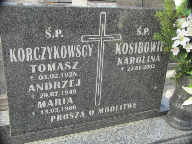 Andrzej Kosiba 1918 Jasło - Grobonet - Wyszukiwarka osób pochowanych