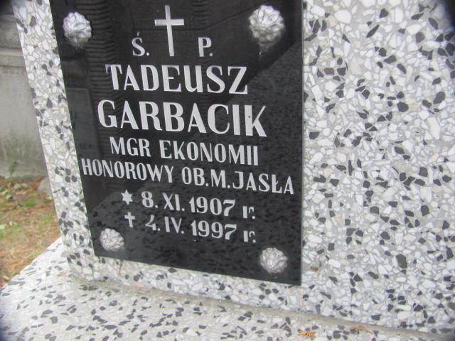 Tadeusz Garbacik 1907 Jasło - Grobonet - Wyszukiwarka osób pochowanych