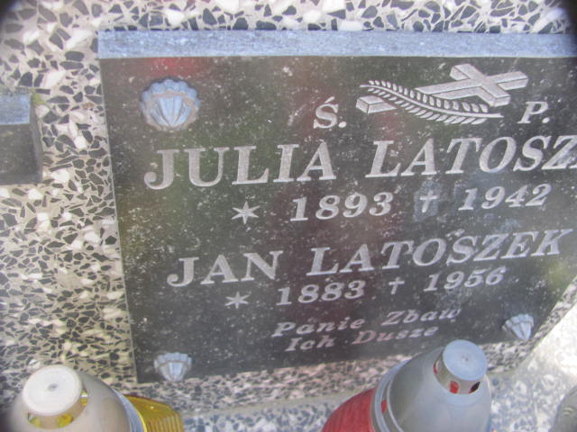 Julia Latoszek 1893 Jasło - Grobonet - Wyszukiwarka osób pochowanych