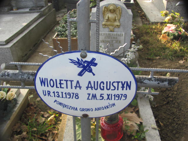 Wioletta Augustyn 1978 Jasło - Grobonet - Wyszukiwarka osób pochowanych
