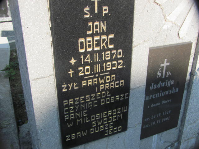 Władysław Jareniowski 1919 Jasło - Grobonet - Wyszukiwarka osób pochowanych