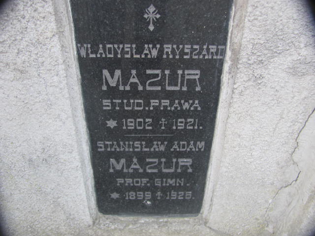 Stanisław Adam Mazur 1899 Jasło - Grobonet - Wyszukiwarka osób pochowanych