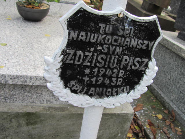 Zdzisław Pisz 1942 Jasło - Grobonet - Wyszukiwarka osób pochowanych