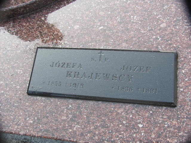 Józef Krajewski 1836 Jasło - Grobonet - Wyszukiwarka osób pochowanych