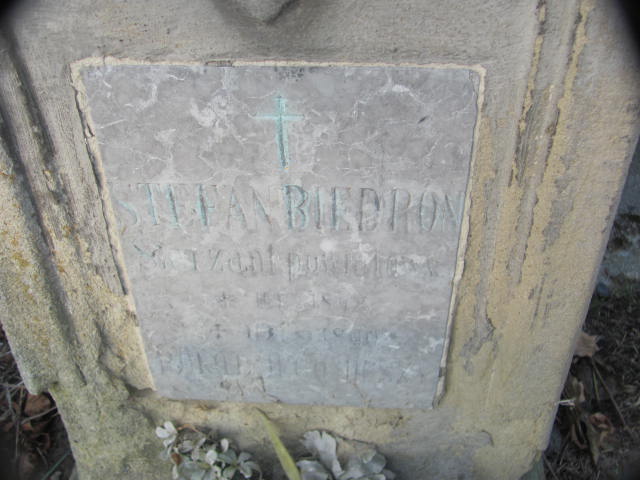 Stefan Biedroń 1842 Jasło - Grobonet - Wyszukiwarka osób pochowanych