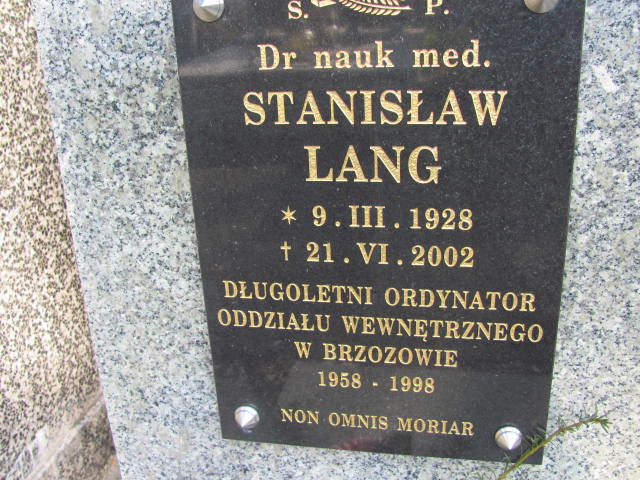 Helena Lang 1923 Jasło - Grobonet - Wyszukiwarka osób pochowanych