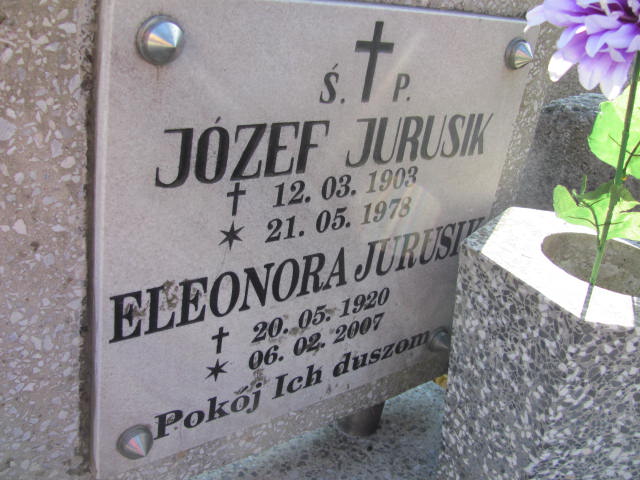 Józef Jurusik 1903 Jasło - Grobonet - Wyszukiwarka osób pochowanych