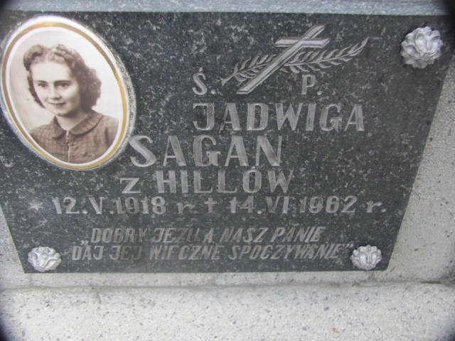 Jadwiga Sagan 1918 Jasło - Grobonet - Wyszukiwarka osób pochowanych