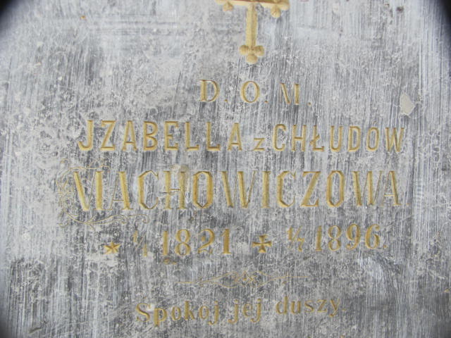 Izabela Machowicz 1821 Jasło - Grobonet - Wyszukiwarka osób pochowanych