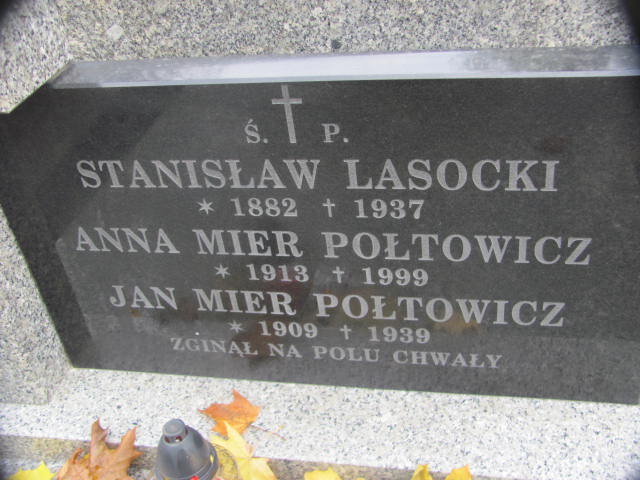 Stanisław Lasocki 1882 Jasło - Grobonet - Wyszukiwarka osób pochowanych