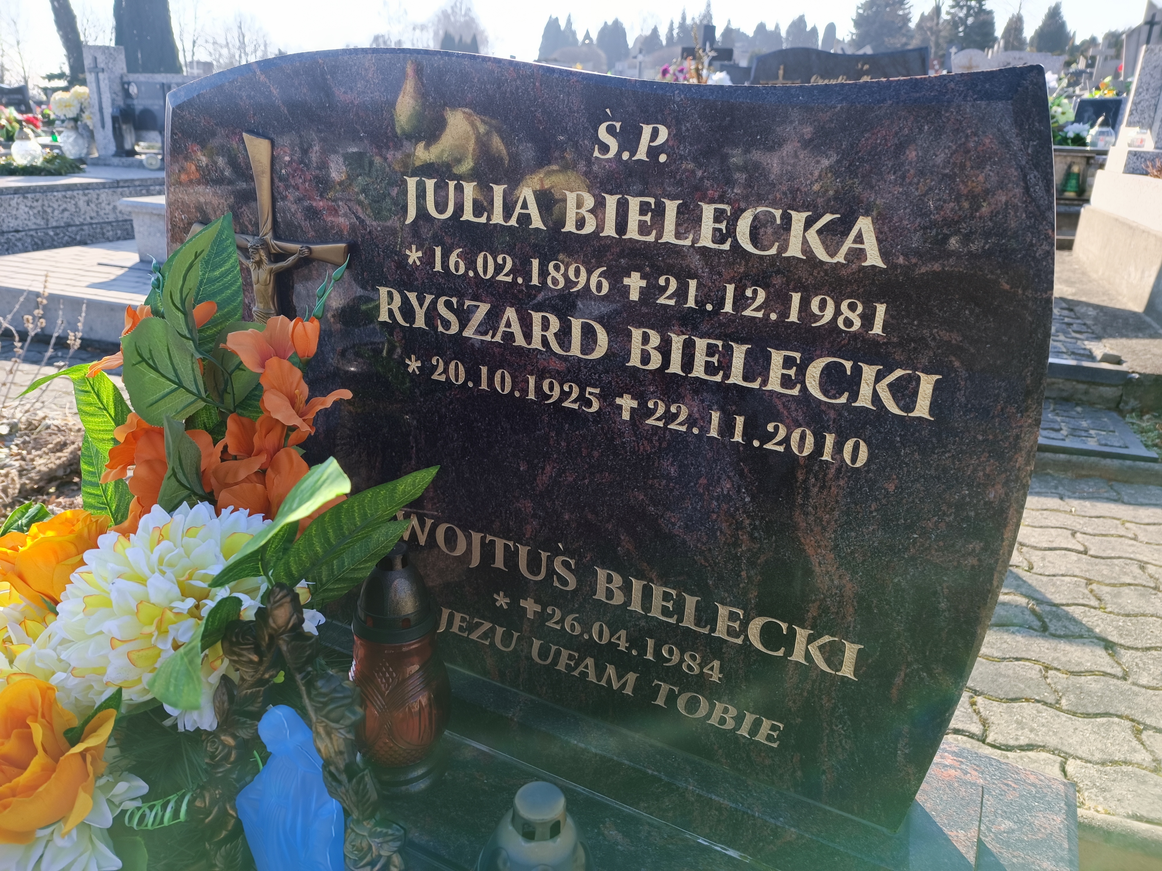 Julia BIELECKA 1896 Jasło - Grobonet - Wyszukiwarka osób pochowanych