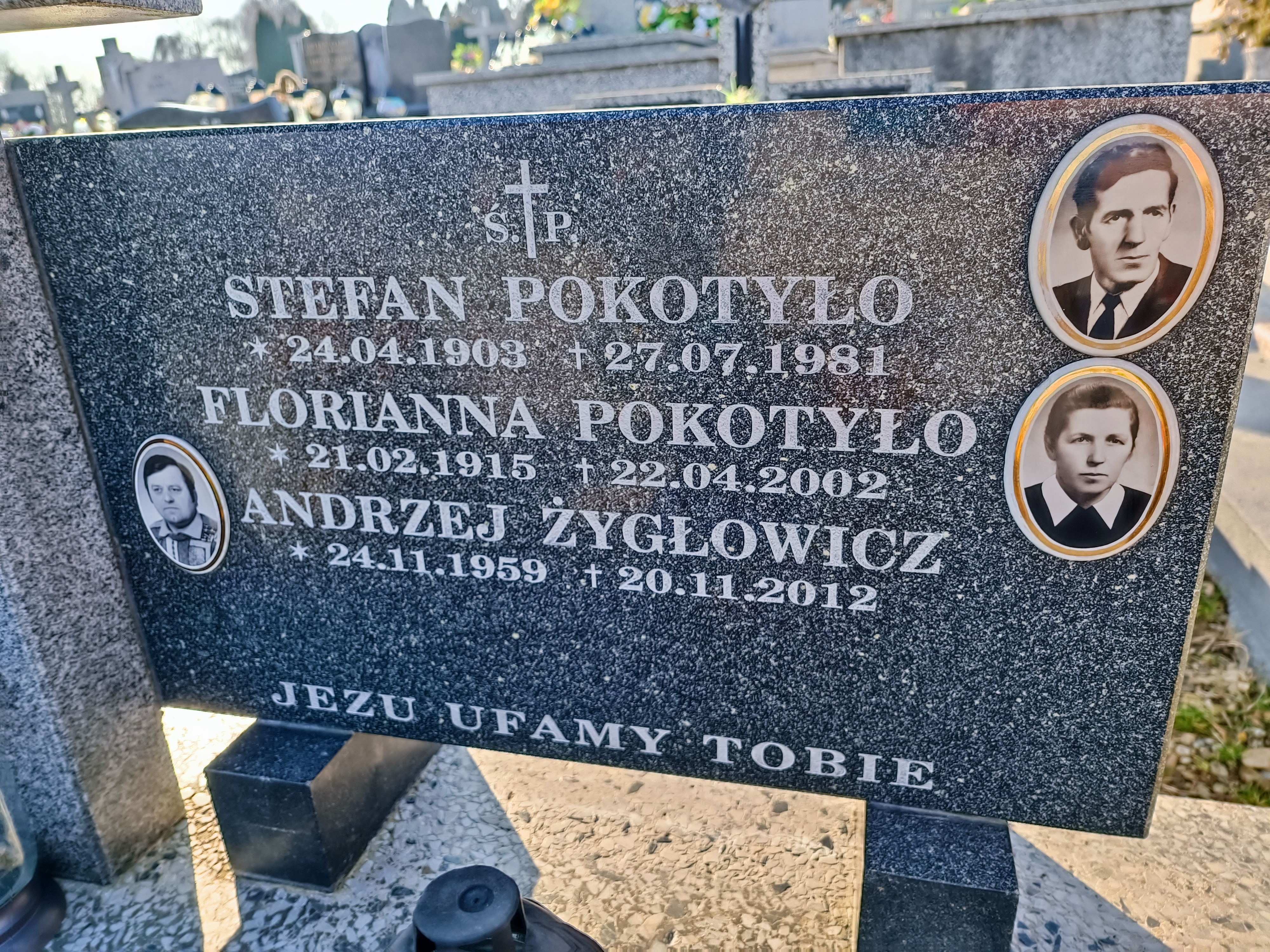 Florianna POKOTYŁO 1915 Jasło - Grobonet - Wyszukiwarka osób pochowanych