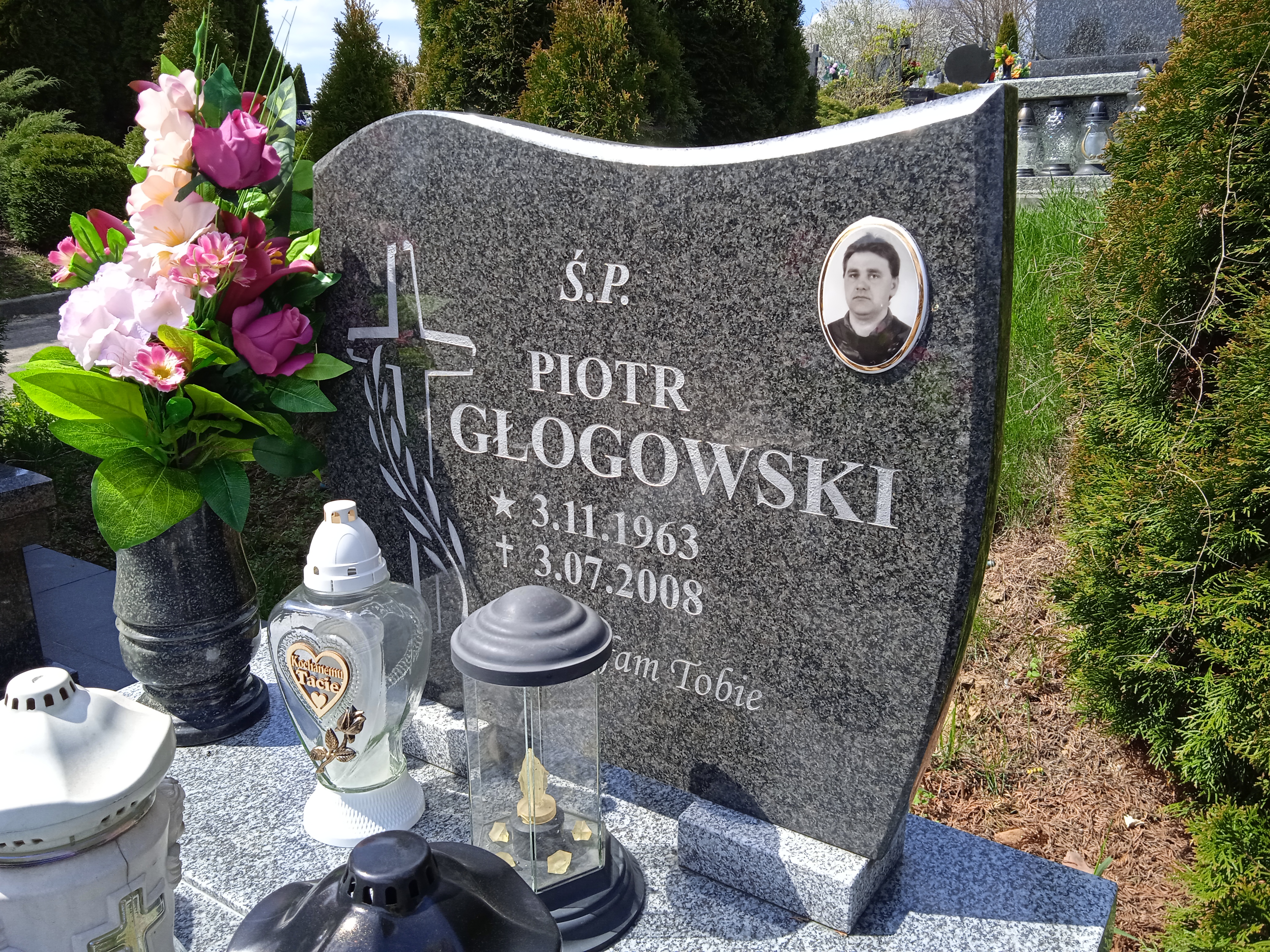 Piotr GŁOGOWSKI 1963 Jasło - Grobonet - Wyszukiwarka osób pochowanych