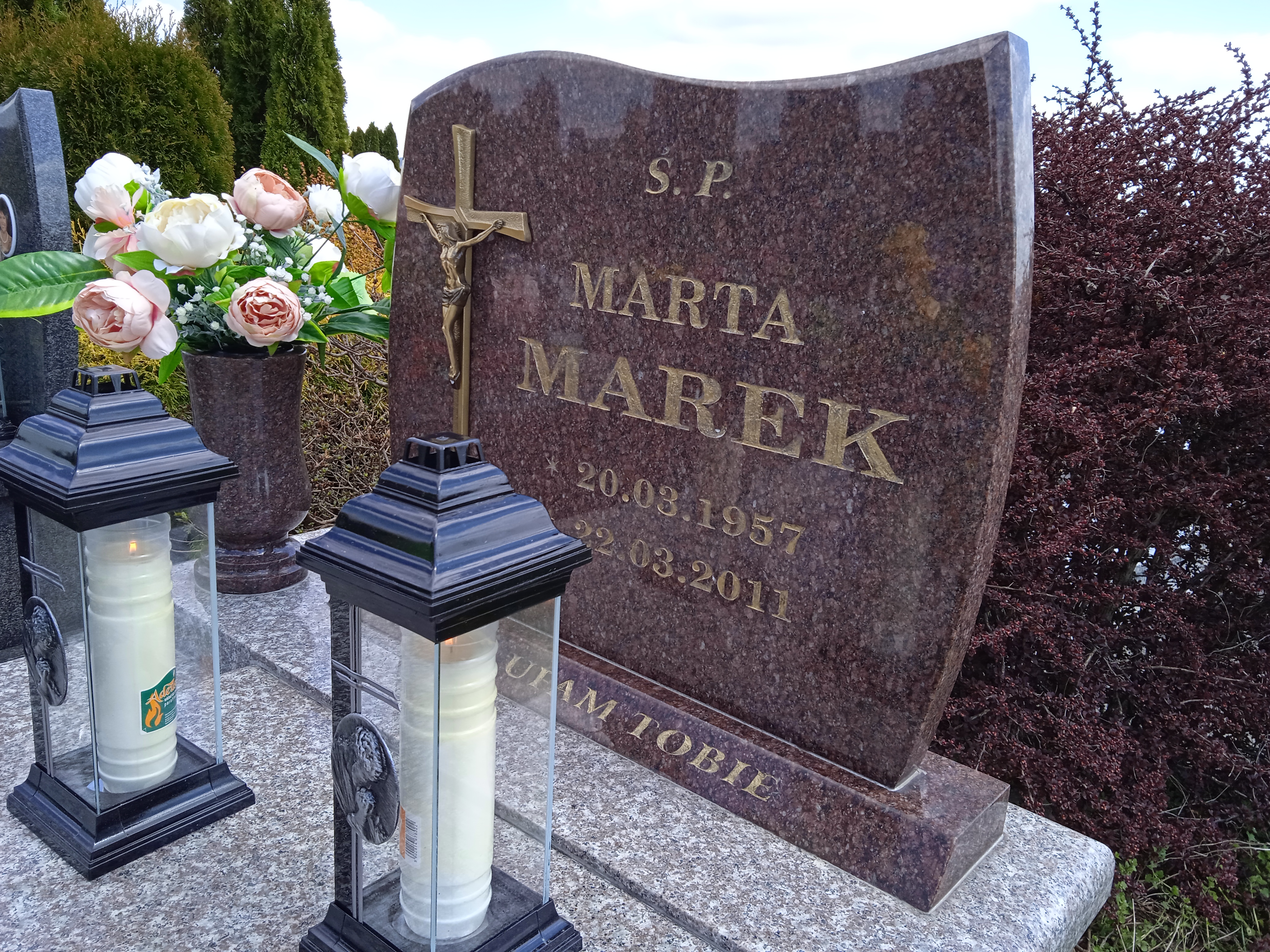 Marta MAREK 1957 Jasło - Grobonet - Wyszukiwarka osób pochowanych