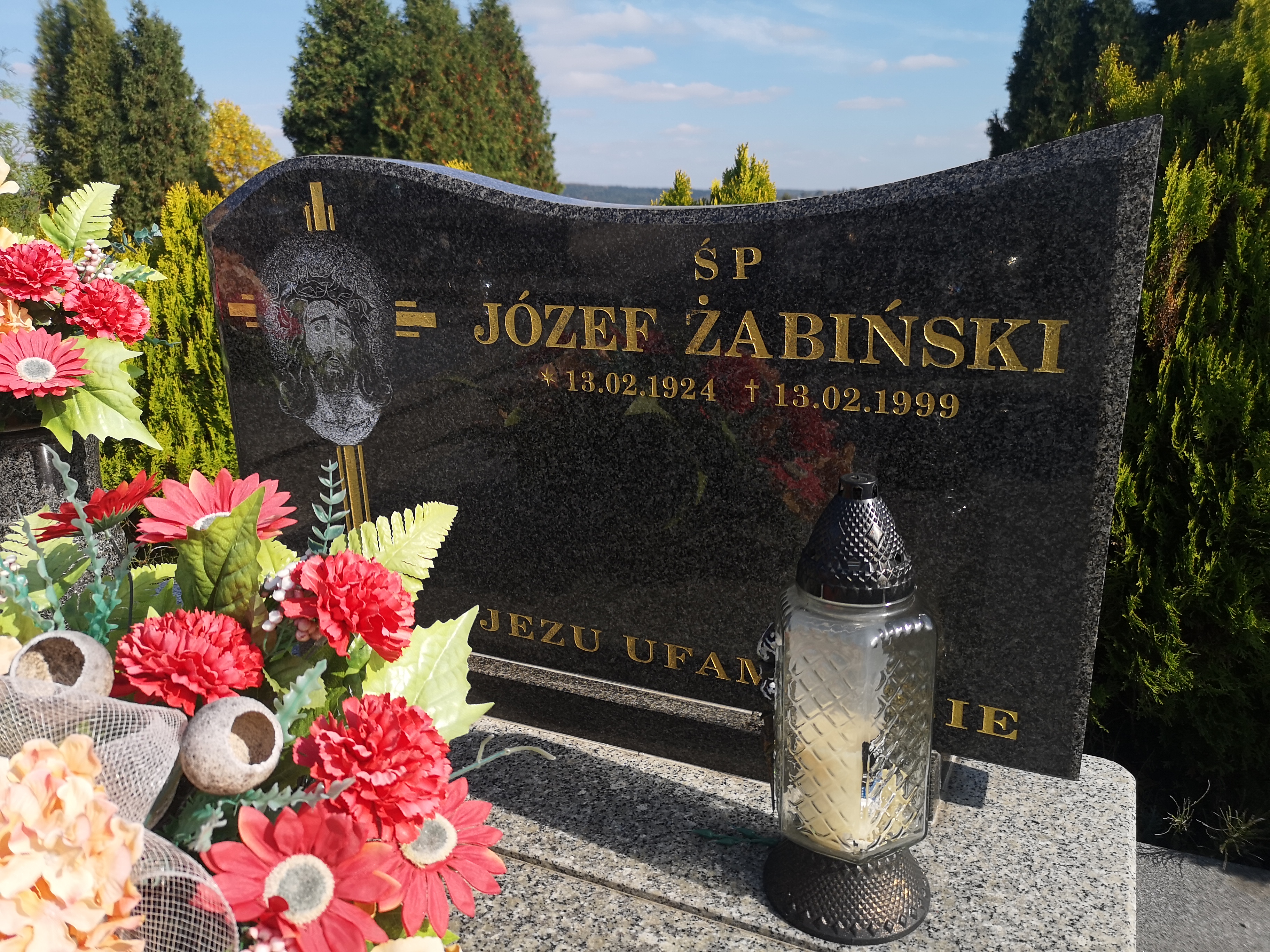 Józef ŻABIŃSKI 1924 Jasło - Grobonet - Wyszukiwarka osób pochowanych