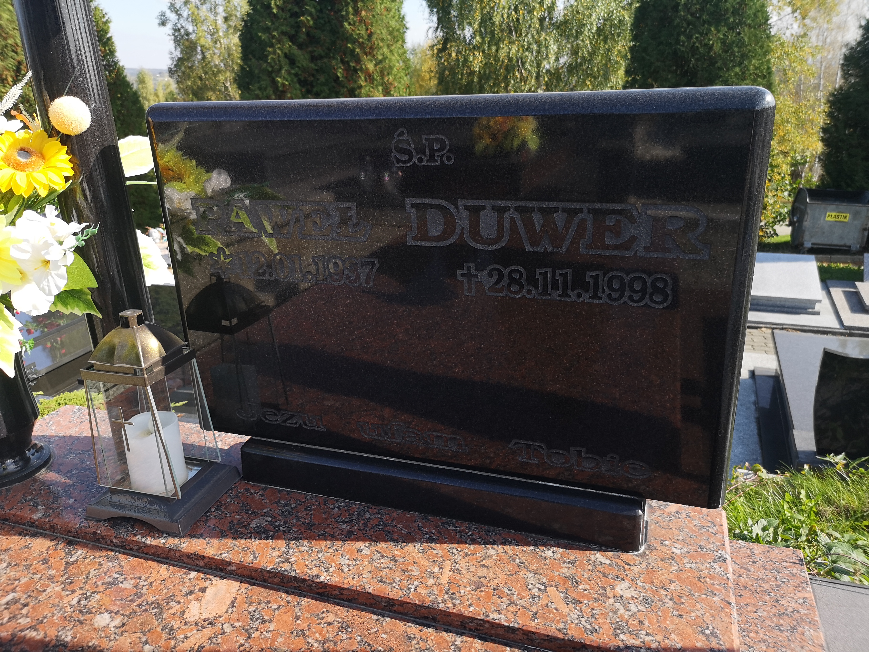 Paweł DUWER 1937 Jasło - Grobonet - Wyszukiwarka osób pochowanych