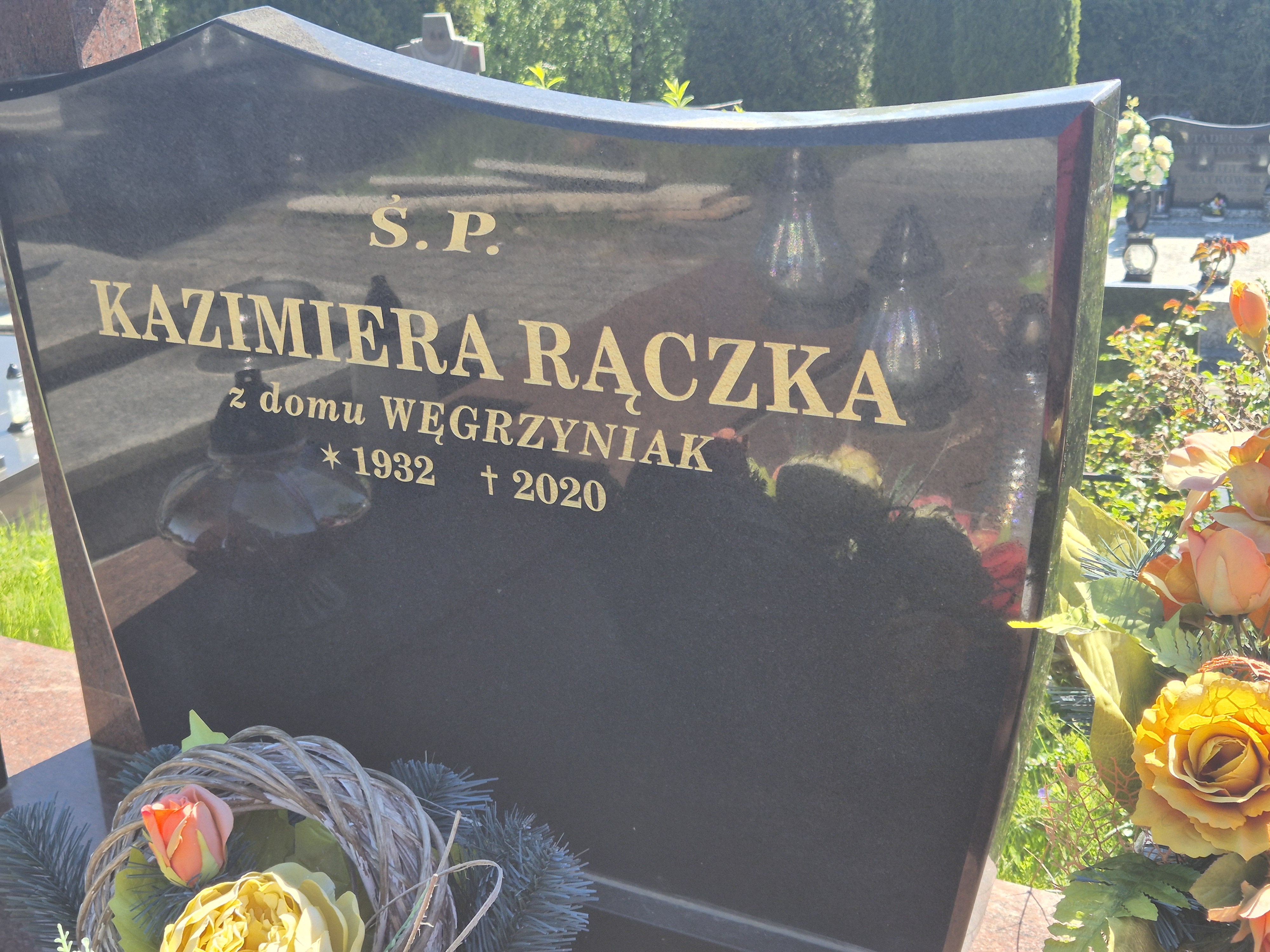 Kazimiera RĄCZKA 1932 Jasło - Grobonet - Wyszukiwarka osób pochowanych