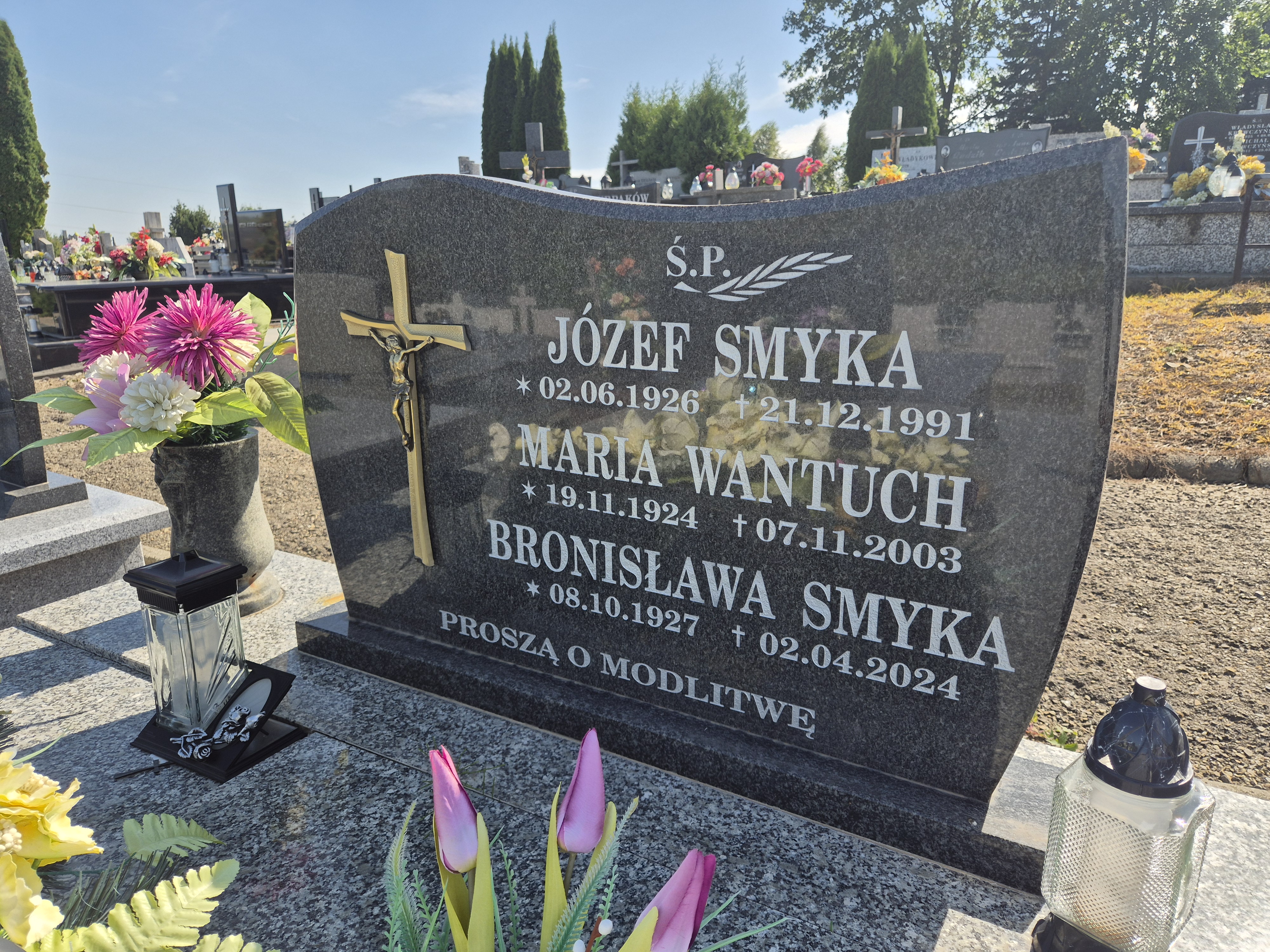 Józef SMYKA 1926 Jasło - Grobonet - Wyszukiwarka osób pochowanych