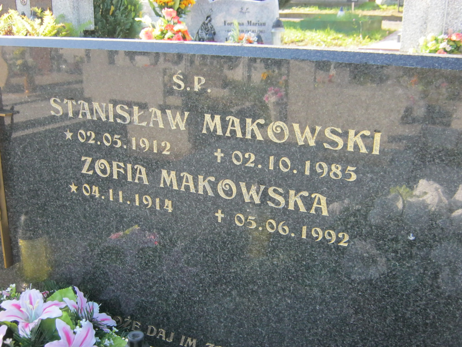 Zofia MAKOWSKA 1914 Jasło - Grobonet - Wyszukiwarka osób pochowanych