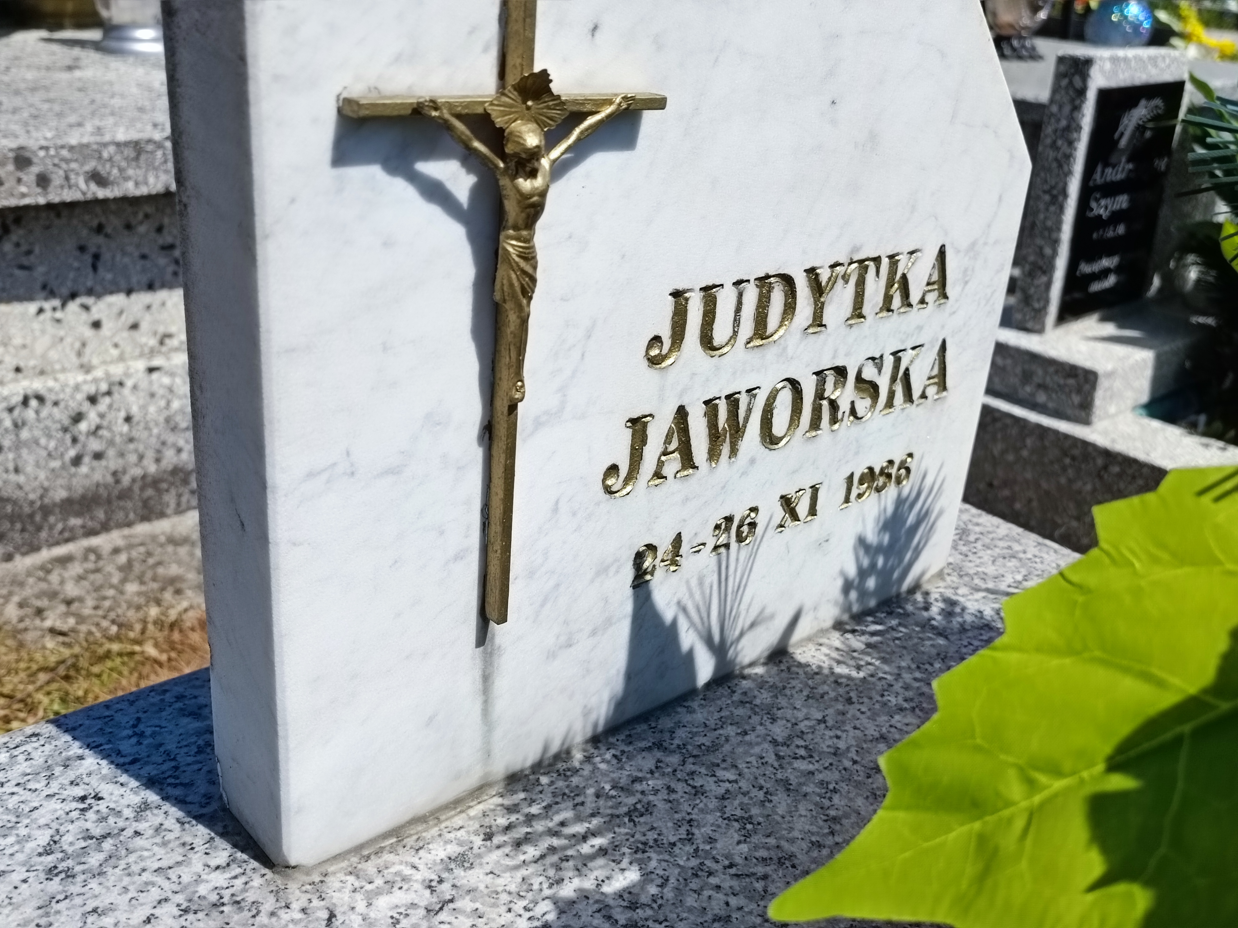 Judyta JAWORSKA 1986 Jasło - Grobonet - Wyszukiwarka osób pochowanych