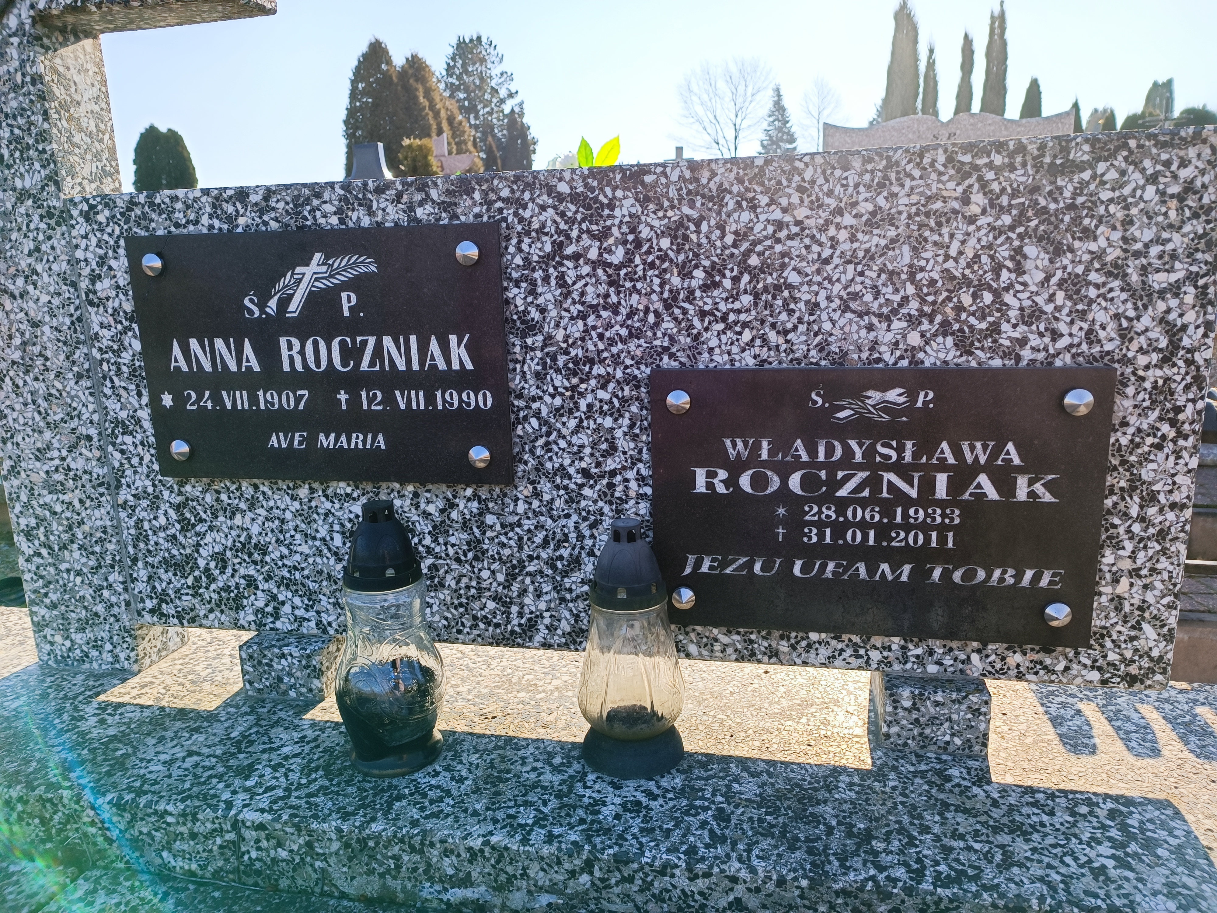 Anna ROCZNIAK 1907 Jasło - Grobonet - Wyszukiwarka osób pochowanych